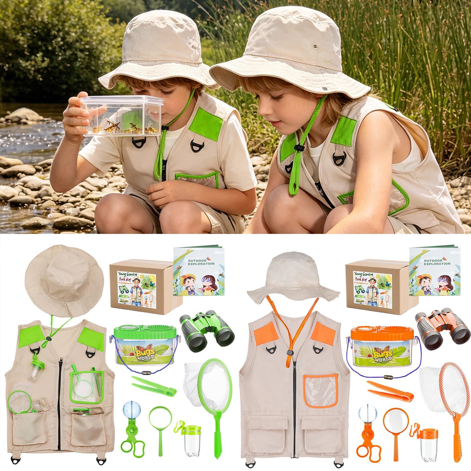 모자가 포함된 어린이 모험 키트 경량 통기성 교육용 장 - Outdoor Adventure Educator 리뷰 및 가격