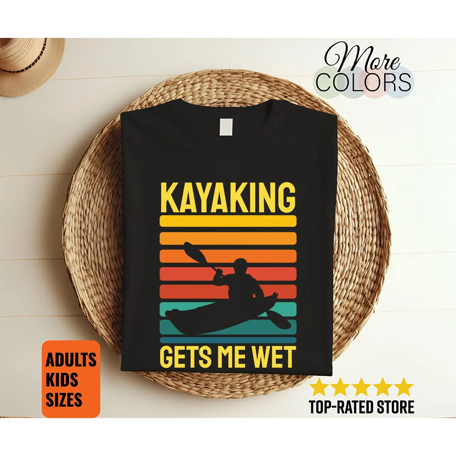 빈티지 카약은 나를 젖게 만듭니다. 재미있는 티셔츠 카 - Outdoor Adventure Kayak 리뷰 및 가격